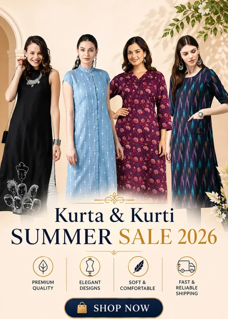 cotton kurta for women – summer collection 2026